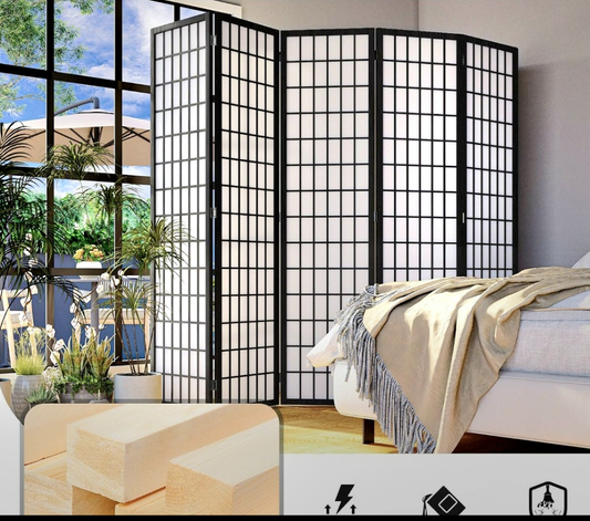 separación de habitaciones, divisor de habitación de madera japonesa